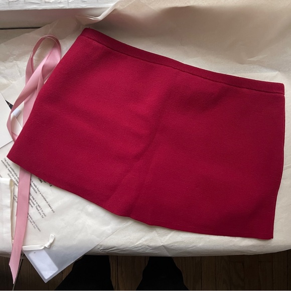 NWT Mirror Palais Ruby Knit Mini Skort - Picture 8 of 8